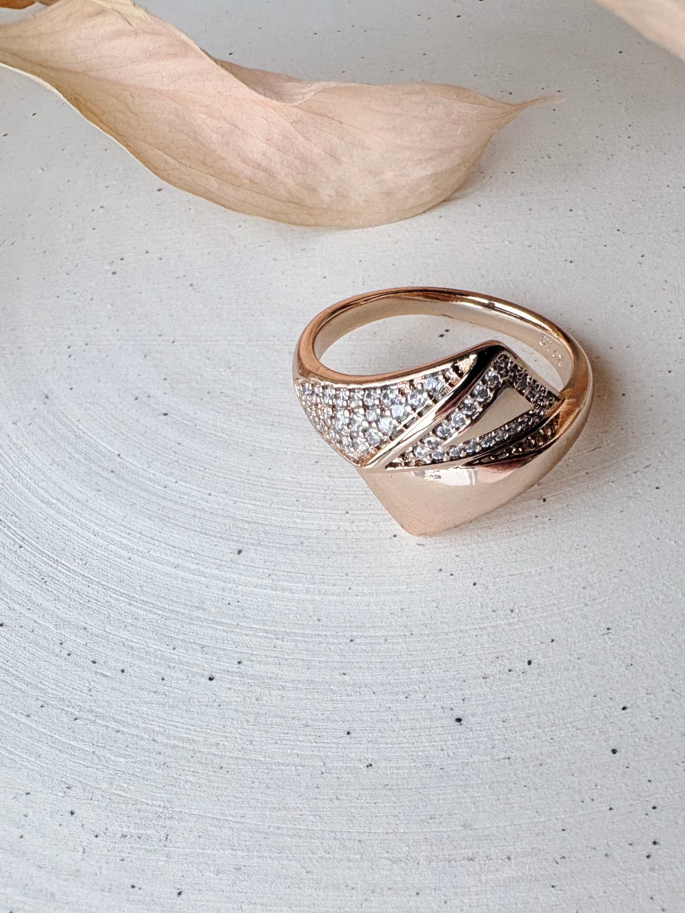 Bague Cristal V