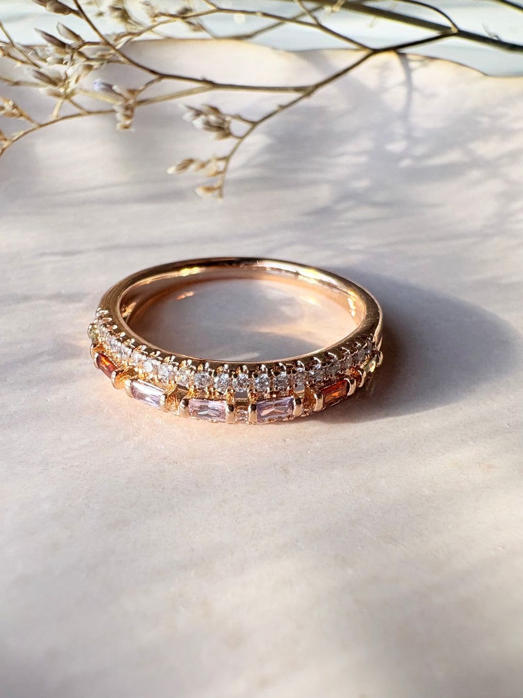 Bagues Couronne Lumineuse