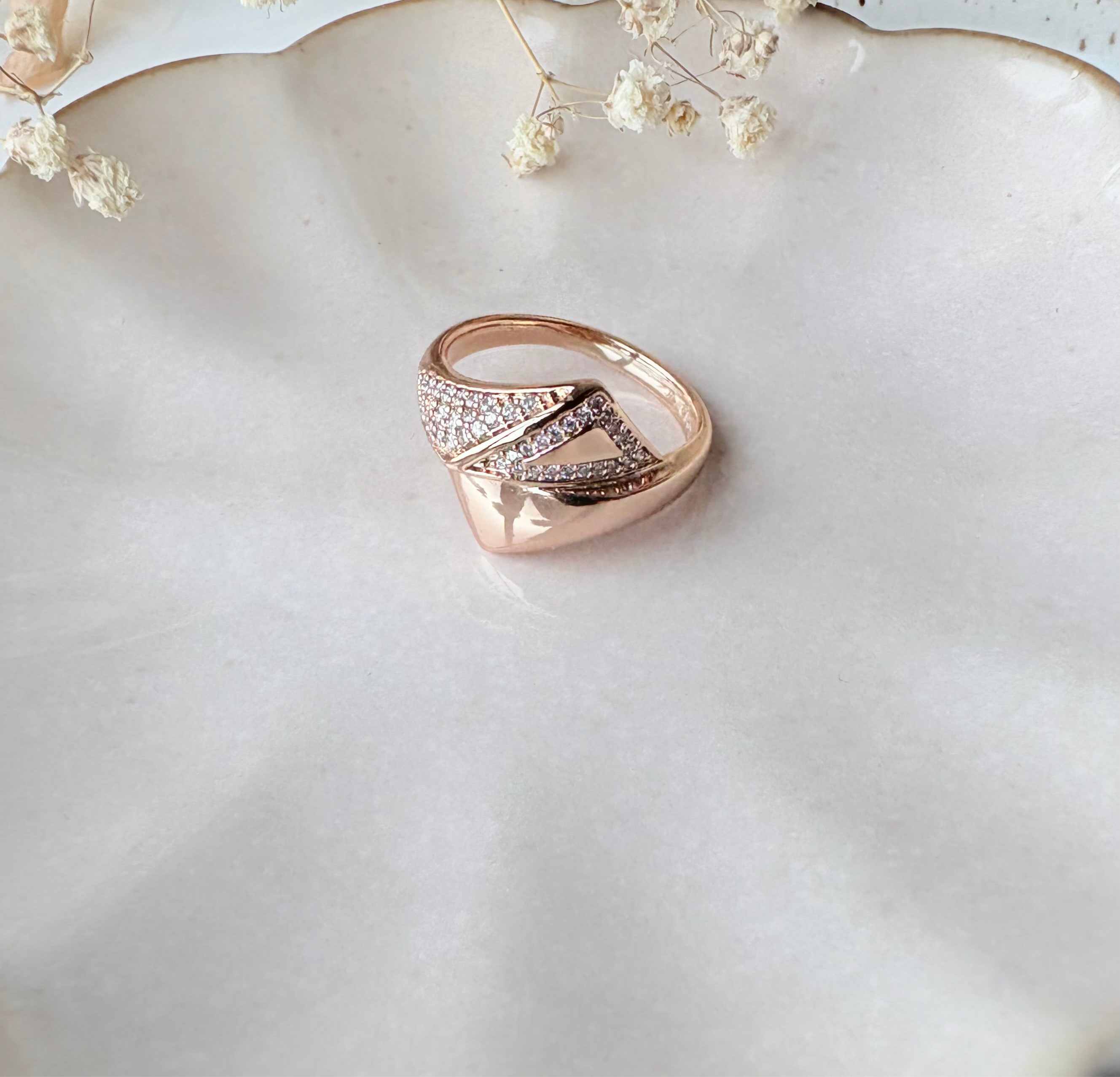 Bague Cristal V