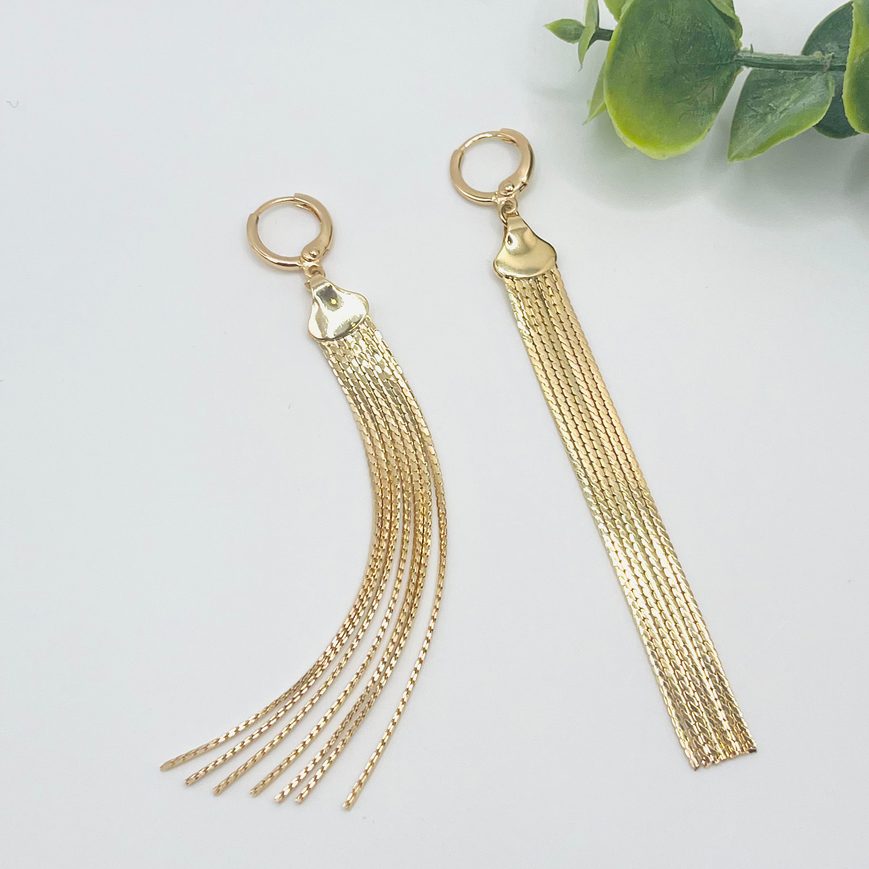 Boucles d’oreilles franges E429