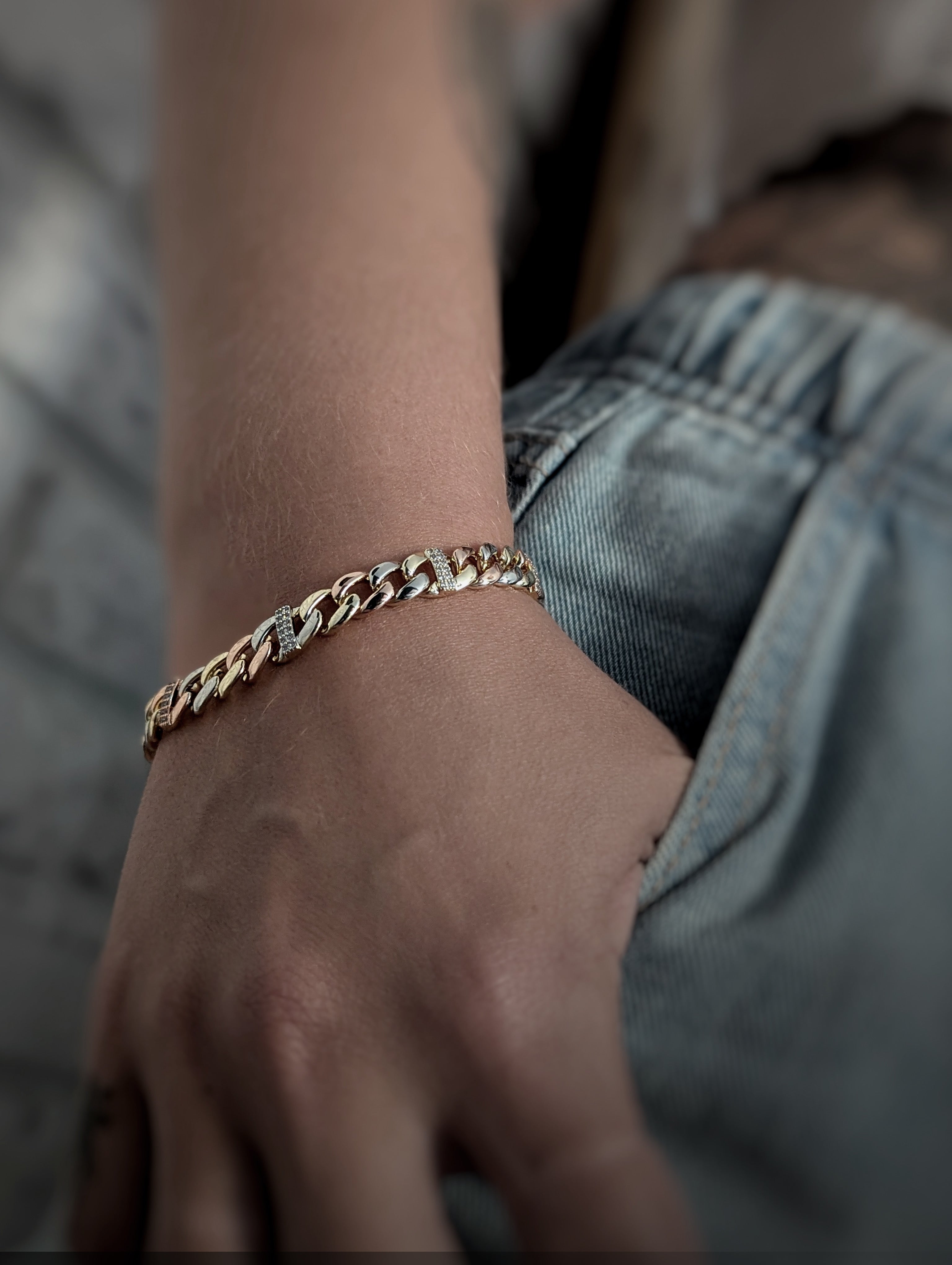 Bracelet fusion précieuse