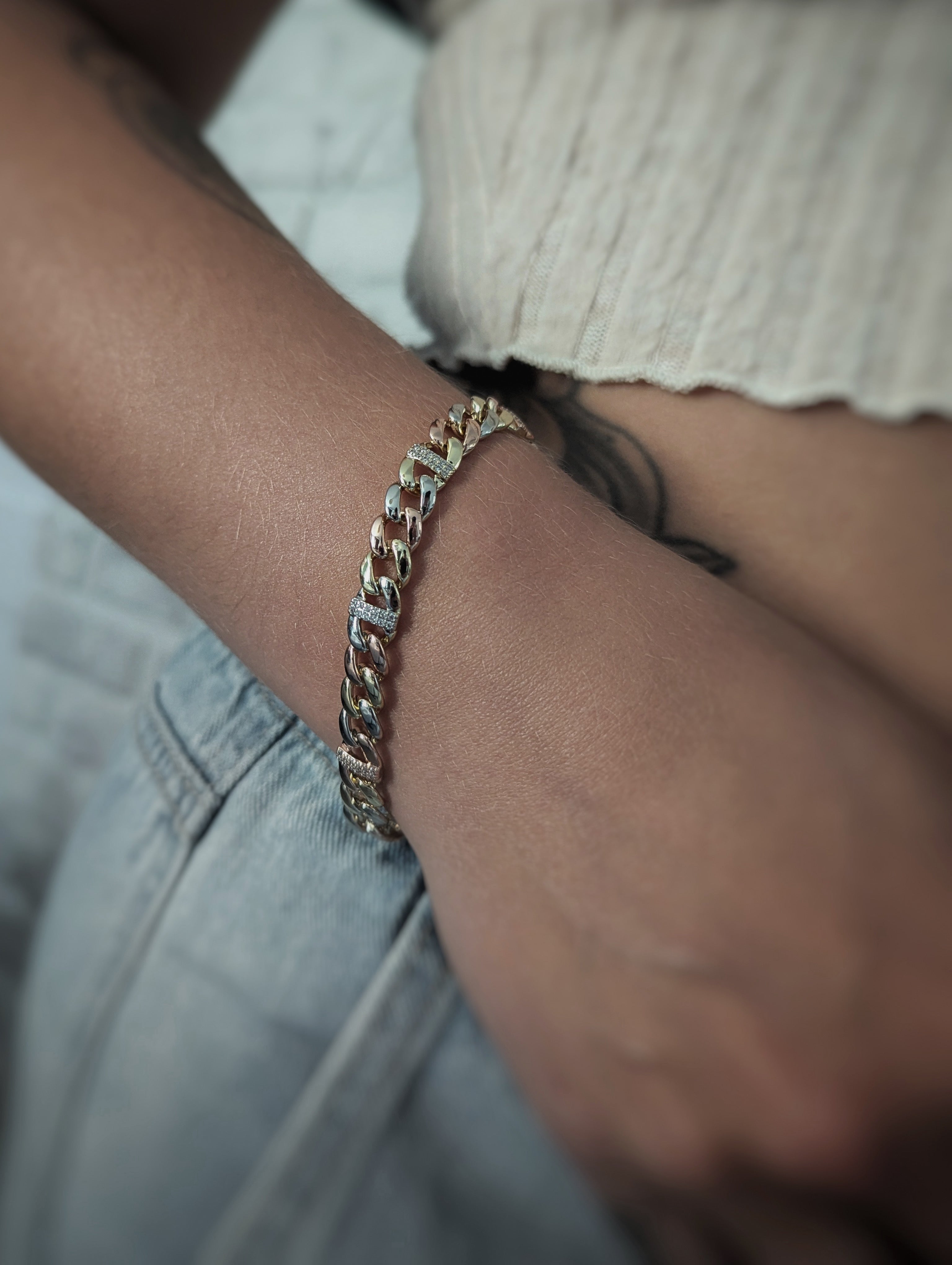 Bracelet fusion précieuse