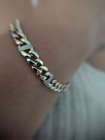 Bracelet fusion précieuse