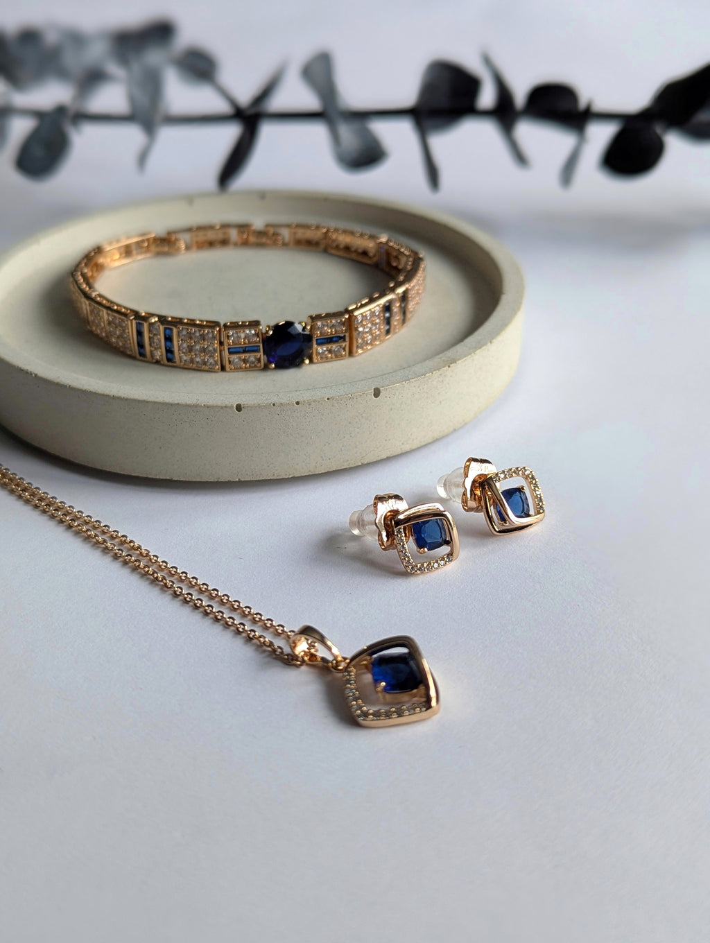 Trio Saphir -bleu
