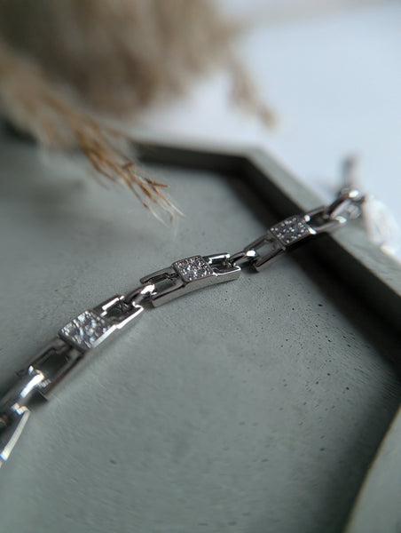 Bracelet Quadrus-argenté