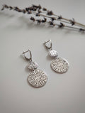 Boucles Médaillon Antique